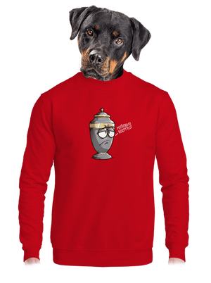unisex mikina bez kapuce