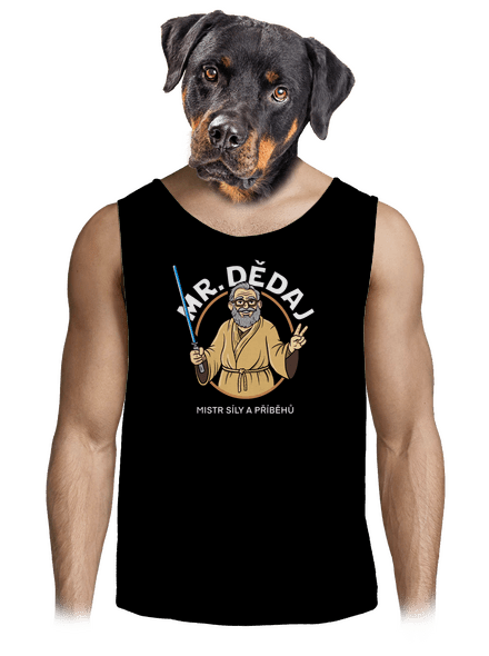 Mr. Dědaj pánské tílko Black