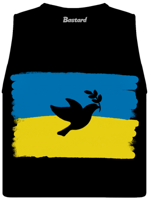 Ukrajina - Holubice dámské tílko volné Black