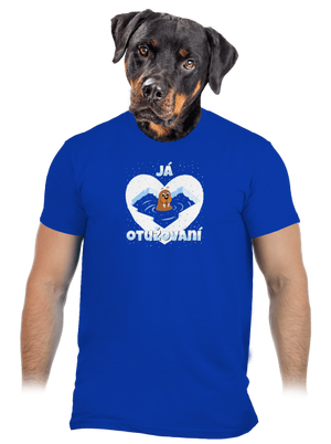 Miluju otužování pánské tričko Royal Blue