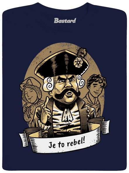 B14: S čerty nejsou žerty pánské tričko Navy