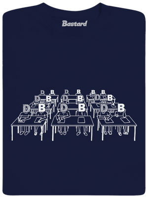 Cimrman: Debil, blbeček pánské dlouhý rukáv Navy