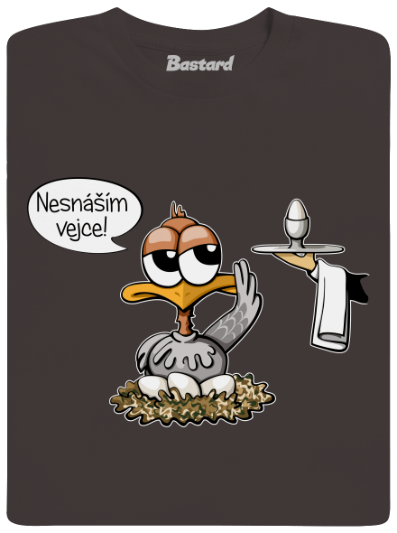 Nesnáším vejce pánské dlouhý rukáv Bear Brown
