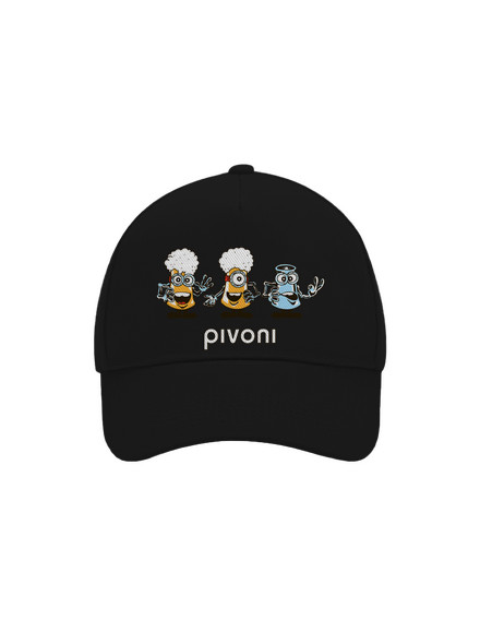 Pivoni kšiltovka baseballka Black