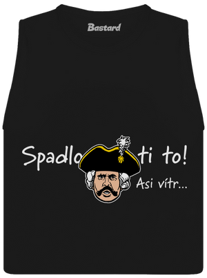 Spadlo ti to dámské tílko volné Black