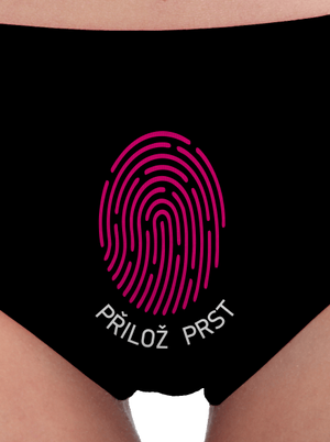 Přilož prst dámské kalhotky Black