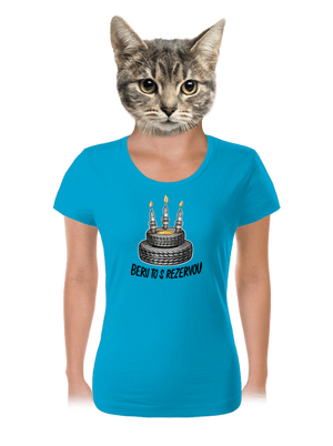 Beru to s rezervou dámské tričko Blue Atol