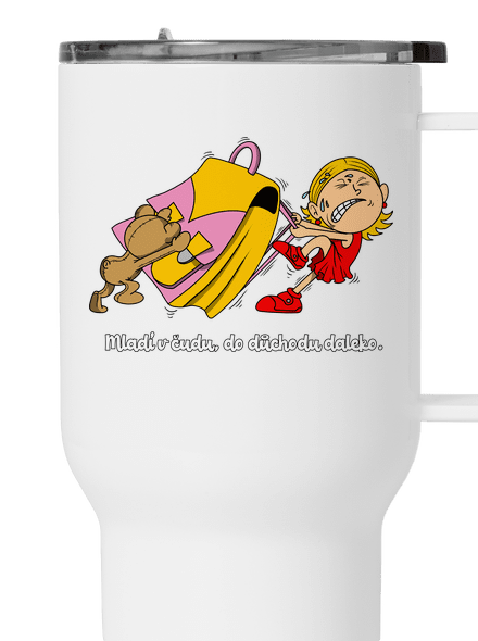 Školačka termohrnek White