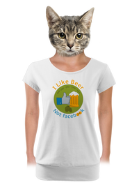 dámské tričko s lemem