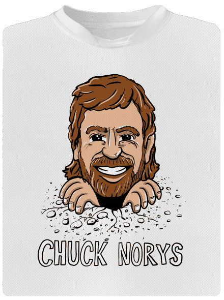 Chuck Norys dětské sportovní tričko White