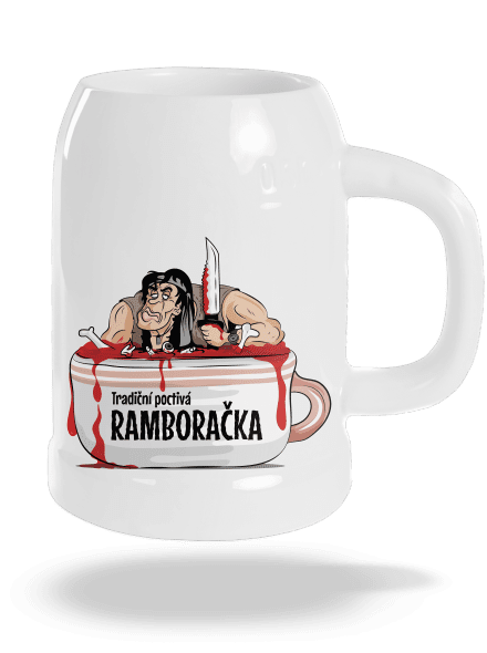 Ramboračka půllitr White