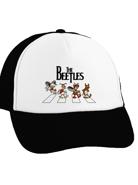 Beatles kšiltovka truckerka Black cap