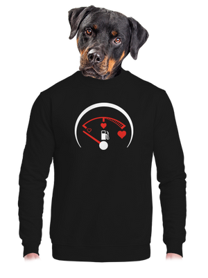 unisex mikina bez kapuce