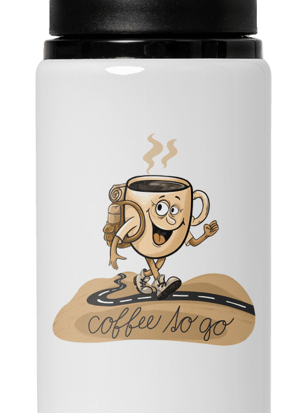 Coffee to go lahev na vodu White