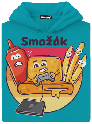 Smažák dětská mikina klokanka Hawaiian Blue