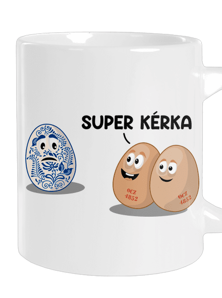 Super kérka velký hrnek White