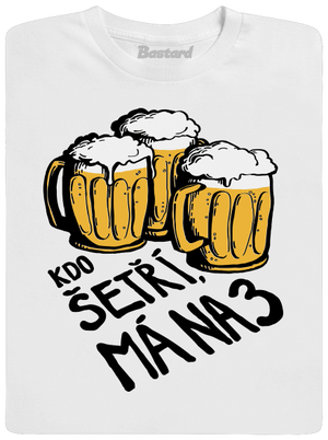 Kdo šetří, má na tři dětské tričko White