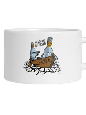 Na suchu hrnek makronka White