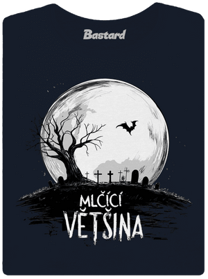 Mlčící většina dámské tričko Navy Mal