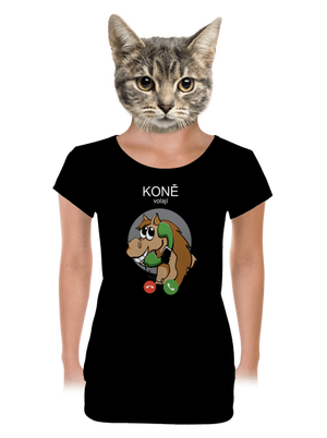 dámské tričko s lemem