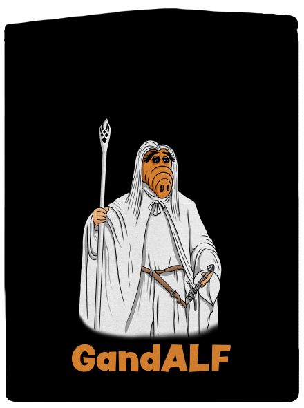 GandALF dámská mikina na zip Black