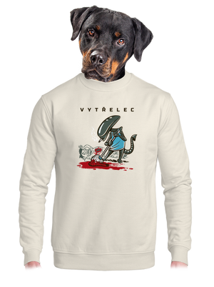 unisex mikina bez kapuce