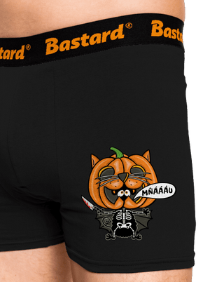 Halloweenská kočička boxerky Black