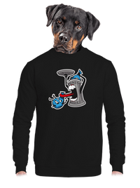 unisex mikina bez kapuce