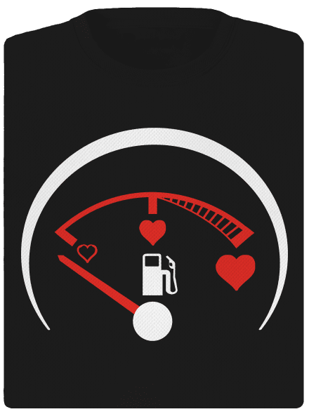 Plnou prosím dámské sportovní tričko Black