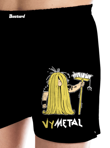Metalista pánské trenky Black