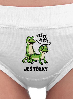 Ještě, ještě dámské kalhotky White