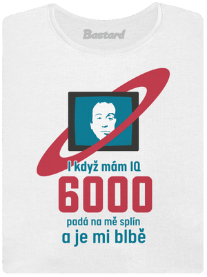 IQ 6000 dámské tričko s lemem White