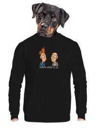 unisex mikina bez kapuce
