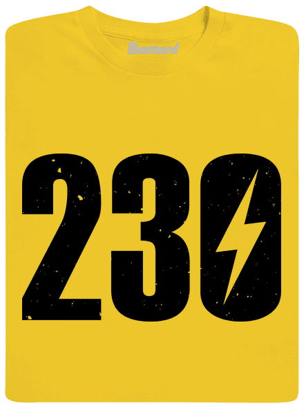 230 V dětské tričko Gold