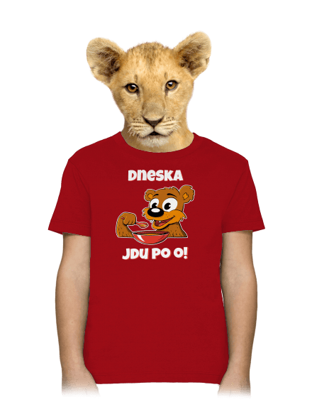 Dneska jdu po o dětské tričko Red