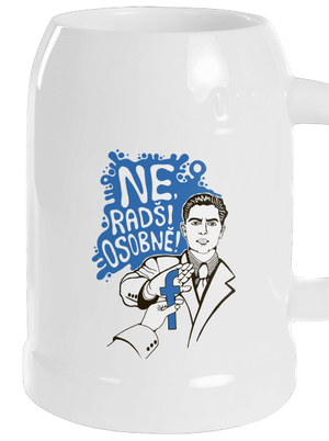 Radši osobně půllitr White