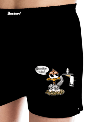 Nesnáším vejce pánské trenky Black