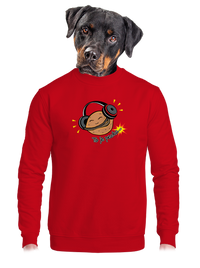 unisex mikina bez kapuce