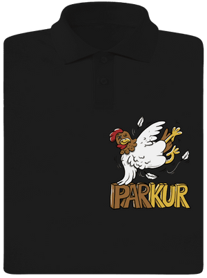 Parkur pánská polokošile Black