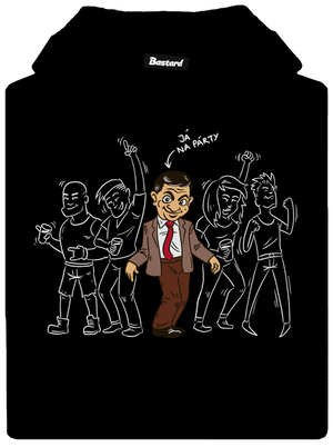 Já na párty dámská mikina klokanka Black