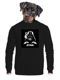 unisex mikina bez kapuce