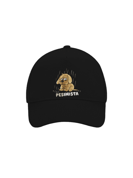 Pesimista  kšiltovka baseballka Black