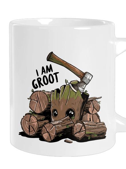 I Am Groot velký hrnek White