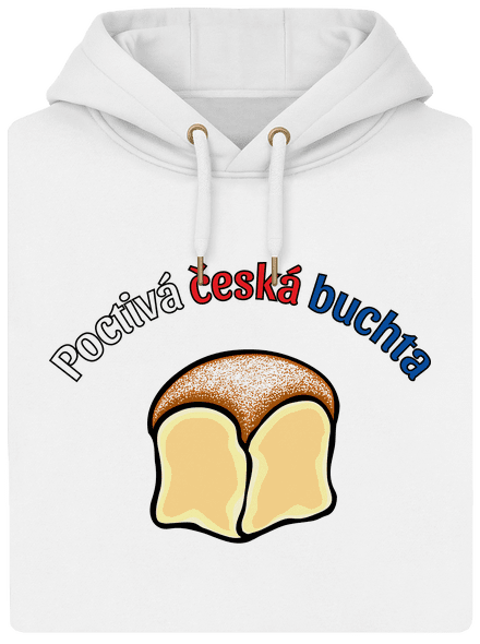 Poctivá buchta a klobása unisex mikina premium Snowwhite
