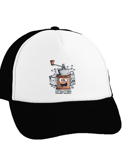 Mlýnek kšiltovka truckerka Black cap