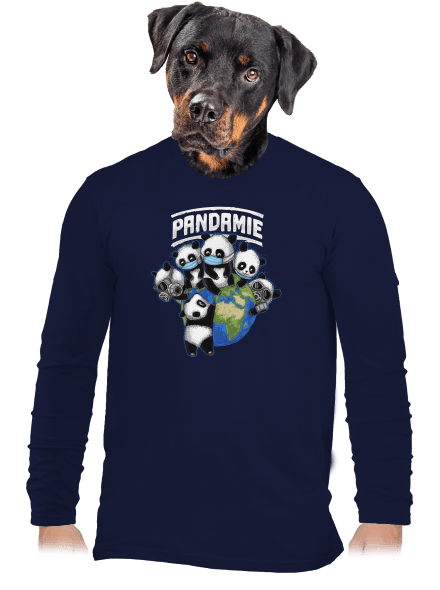 Pandamie pánské dlouhý rukáv Navy