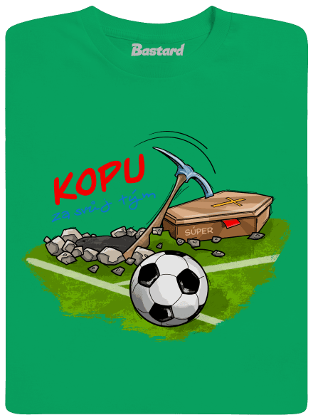 Kopu za svůj tým dětské tričko Kelly Green