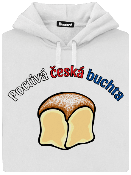 Poctivá buchta a klobása dámská mikina klokanka White