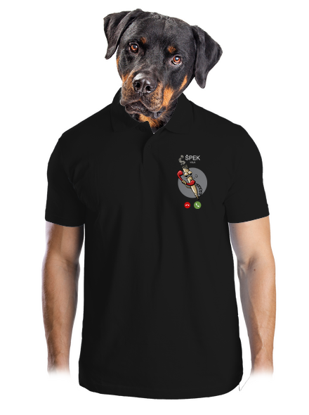 Špek volá pánská polokošile Black