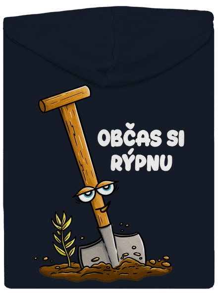 Občas si rýpnu dámská mikina na zip Navy Mal